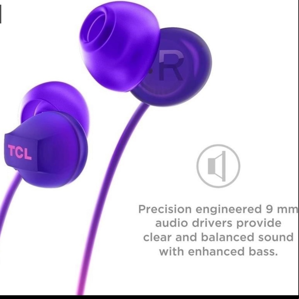 TCL in-Ear Earbud Noise Isolating Wired Headphones
